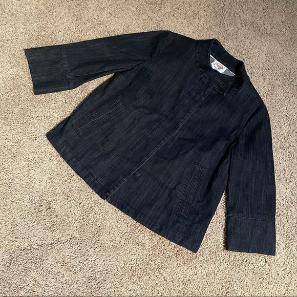 🆕 Talbots Stretch “Jean” Jacket - Picture 2 of 10